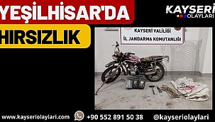 Yeşilhisar'da Hırsızlık