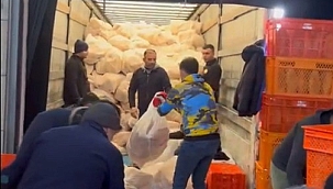 KAYSERİ BÜYÜKŞEHİR'İN YARDIMI SÜRÜYOR