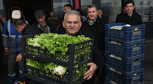 BAŞKAN BÜYÜKKILIÇ YÜK TAŞIDI