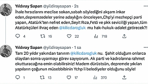ESKİ CHP'Lİ BOMBALADI