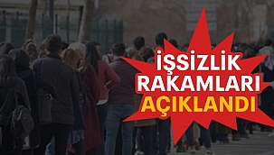 İŞSİZLİK RAKAMLARI AÇIKLANDI