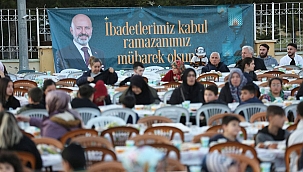 KOCASİNAN'NIN İFTARINA 4 BİN 500 KİŞİ KATILDI