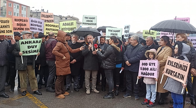 KOOPERATİF MAĞDURLARINA DESTEK VERDİ