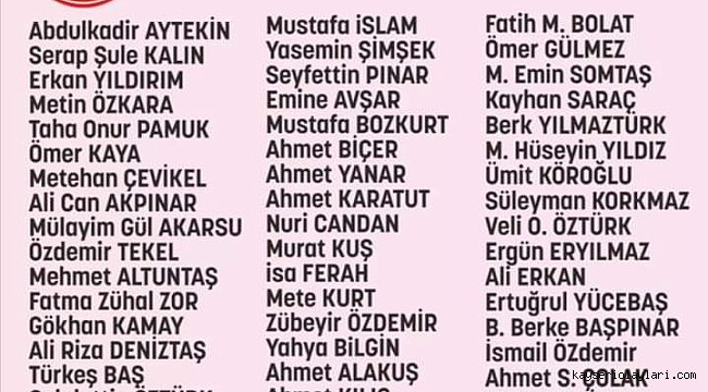 MHP'DE ADAY ADAYLARI BELLİ OLDU