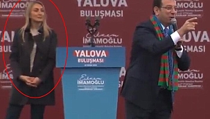 Yalova'da ilginç anlar! İmamoğlu eşine dönerek böyle seslendi: Dilek'çiğim bak ne yazıyor orada…