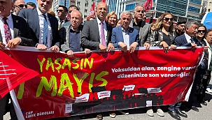 BAHADIR ÖZSOY 1 MAYIS KUTLAMALARINDA