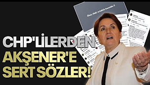 CHP'lilerden Akşener'e sert sözler! 