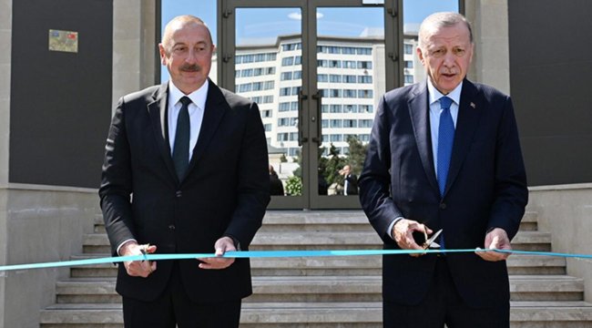 Cumhurbaşkanı Erdoğan ve Cumhurbaşkanı Aliyev, Hava Komuta Merkezi'nin açılışını gerçekleştirdi