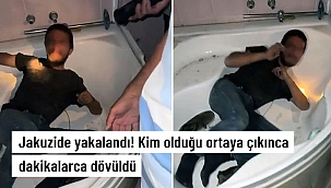 Depremde hasar gören binaya giren şüpheli jakuzide yakalandı! Kimliği ortaya çıkınca dakikalarca dövüldü