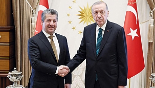 Erdoğan Barzani'yi kabul etti