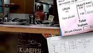 Sosyal medyada gündem oldu! İstanbul'un göbeğinde Arapça fiş