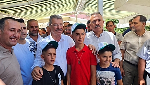 BOĞAZLIYAN'DA ÇİFTÇİLERLE BULUŞTU