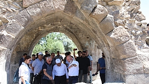 KAZI ÇALIŞMALARINI İNCELEDİ