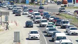'Kilit kavşak'tan bayram tatilinde 800 bin araç geçti