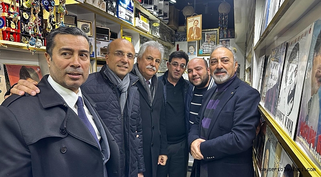 CHP'Lİ MURAT MOLU ESNAFLAR İLE BULUŞTU