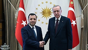 Cumhurbaşkanı Erdoğan, AYM Başkanı Arslan'ı kabul etti.