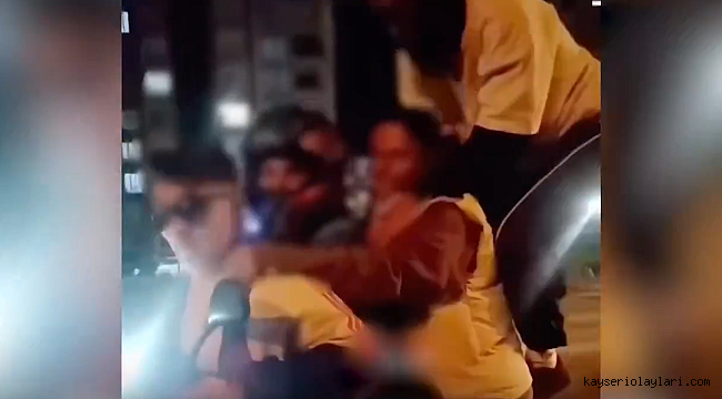 Trafiği tehlikeye atan motosiklet sürücüsü yakalandı