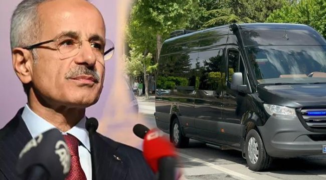 Araç konvoyu böyle görüntülendi! Bakan Uraloğlu'nun Malatya ziyaretinde dikkat çeken detay