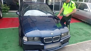 Drift yapan sürücüye işlem yapıldı