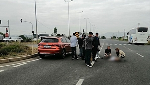 Otomobilin çarptığı genç kız ağır yaralandı