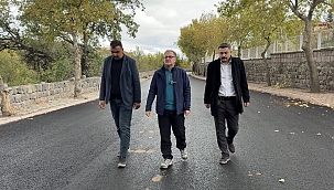 HACILAR'DA ASFALT ÇALIŞMASI