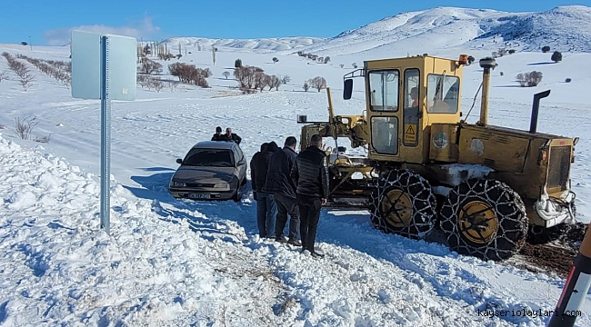 TARLAYA UÇAN ARACI KURTARDI