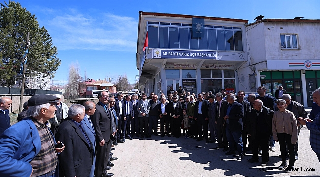 BAŞKAN BÜYÜKKILIÇ, SARIZ VE PINARBAŞI'NI GEZDİ