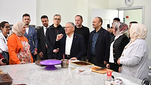 KAYMEK MUTFAĞINDA KURSİYERLERLE BULUŞTU