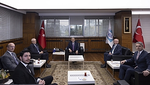 AKSA DOĞALGAZ YÖNETİCİLERİNDEN BAŞKAN BÜYÜKKILIÇ'A ZİYARET