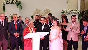 OĞLU MERT CAN GÜLEÇ HAYATINI BÜŞRA SÖNMEZ İLE BİRLEŞTİRDİ