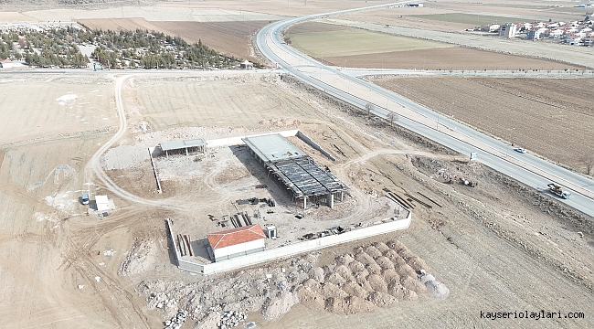 YENİ OTOBÜS TERMİNALİ İNŞAATI HIZLA YÜKSELİYOR