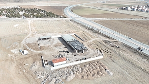 YENİ OTOBÜS TERMİNALİ İNŞAATI HIZLA YÜKSELİYOR