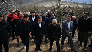 ZİRAİ DON SONRASI ÜRETİCİLERİ YALNIZ BIRAKMADI