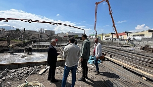 BAŞKAN BÜYÜKKILIÇ ÇALIŞMALARI İNCELEDİ