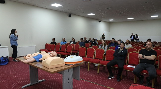 PERSONELE İLK YARDIM EĞİTİMİ VERİLDİ
