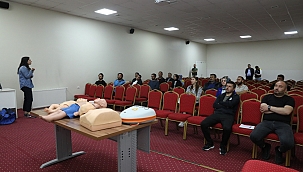 PERSONELE İLK YARDIM EĞİTİMİ VERİLDİ