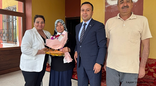 ŞEHİT AHMET CİHAN KİLCİ'NİN ANNESİNİ ZİYARET ETTİLER