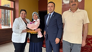 ŞEHİT AHMET CİHAN KİLCİ'NİN ANNESİNİ ZİYARET ETTİLER