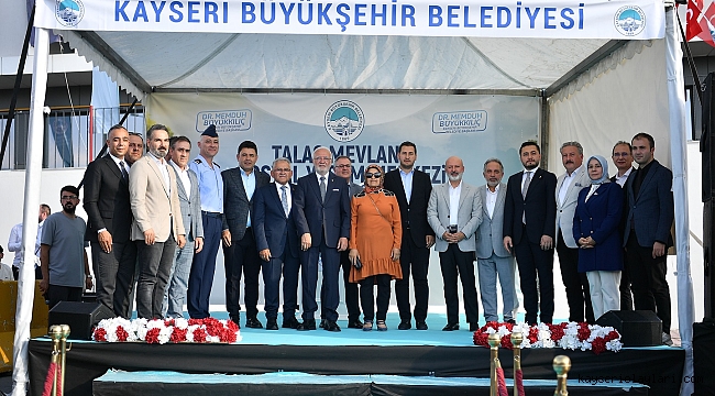 TALAS MEVLANA YAŞAM MERKEZİ AÇILDI