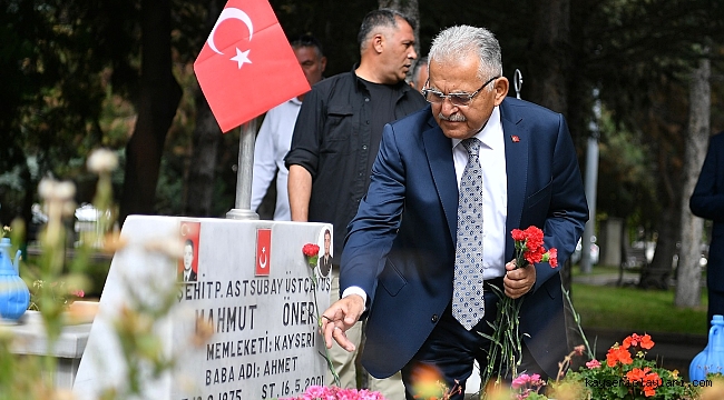ŞEHİT MAZARLARI ZİYARET EDİLDİ