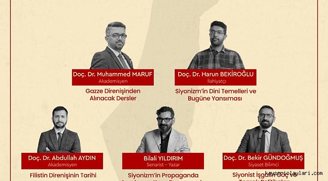 SİYONİZMİN KARANLIK PLANLARI KONUŞULACAK