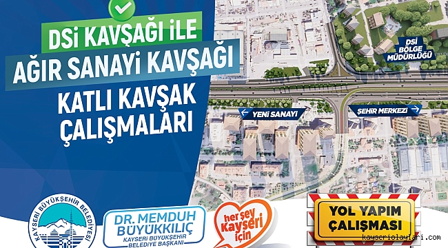 295 MİLYON TL'YE KATLI KAVŞAK YAPILACAK