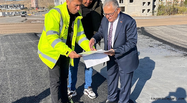 BAŞKAN BÜYÜKKILIÇ METEOROLOJİ KAVŞAĞINI İNCELEDİ