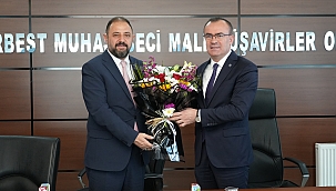 KAYSERİ SMMMO BAŞKANI ADNAN USLULAR YEDİKAYA'YI TEBRİK ETTİ