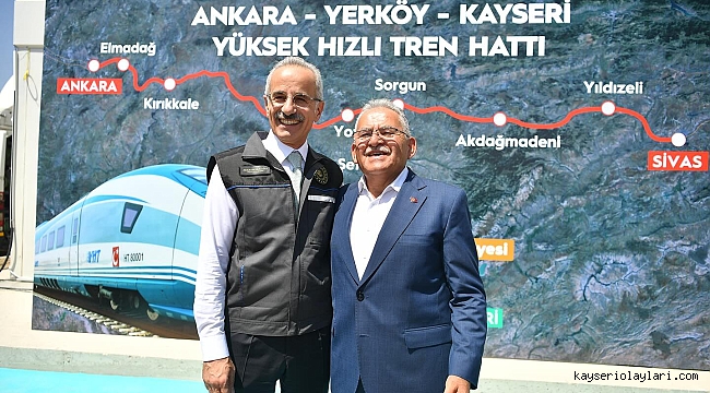 BAŞKAN BÜYÜKKILIÇ HIZLI TREN ÇALIŞMALARINI İNCELEDİ