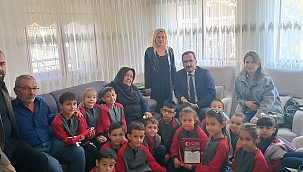 ŞEHİT İBRAHİM ALBAYRAK'IN AİLESİNİ ZİYARET ETTİLER