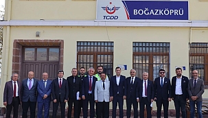 TCDD TAŞIMACILIK AŞ YÖNETİM KURULU BAŞKANI VE GENEL MÜDÜRÜ UFUK YALÇIN KAYSERİ'YE GELDİ 