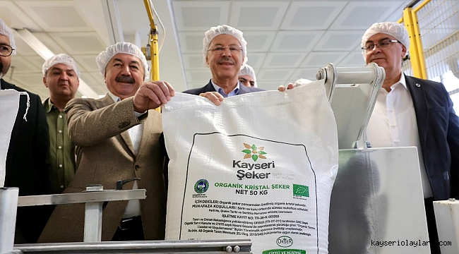 TÜRKİYE'DE İLK KEZ BİR ORGANİK ŞEKER ÜRETİLDİ