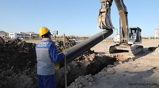 ATIK SU HATTI İÇİN 718 MİLYON 504 BİN 896 TL'LİK YATIRIM YAPTIK