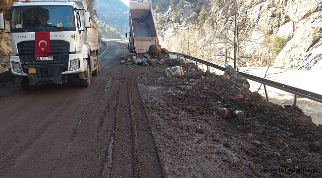 SEL, HEYELAN VE KAR YAĞIŞINA KARŞI SAHADA 7/24 MÜDAHAL